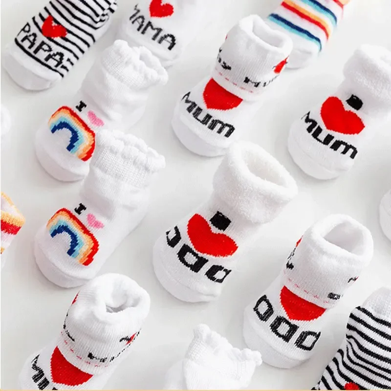 Baby Clothing Gender Neutral - Chaussettes chaudes et douces en coton