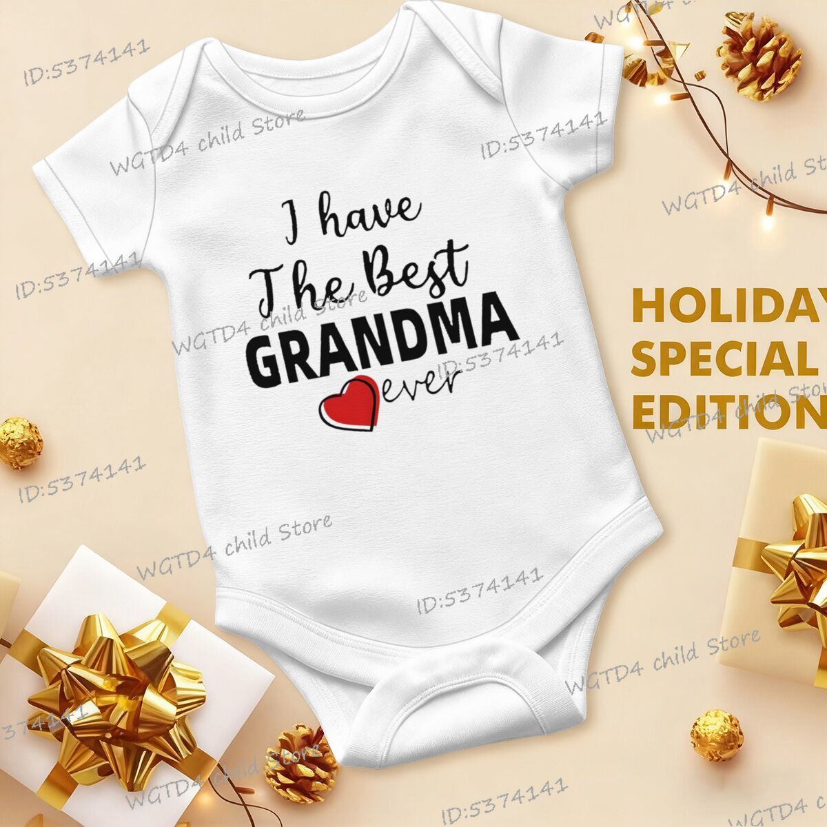 Baby Clothing Gender Neutral - Combinaisons amusantes pour bébés, en coton,