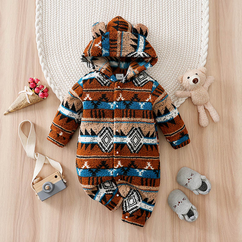 Baby Xmas Clothing - Barboteuse pour nouveau-né, hiver, noël, 0-18