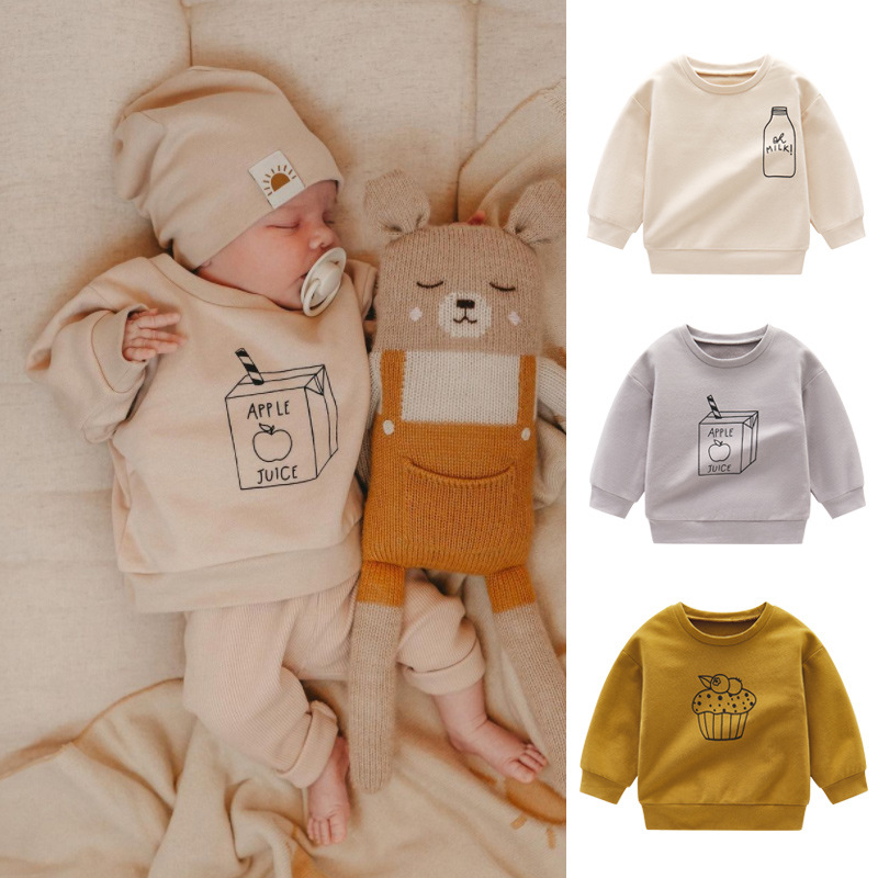 Baby Clothing Organic - Pull à manches longues PVD O-Neck