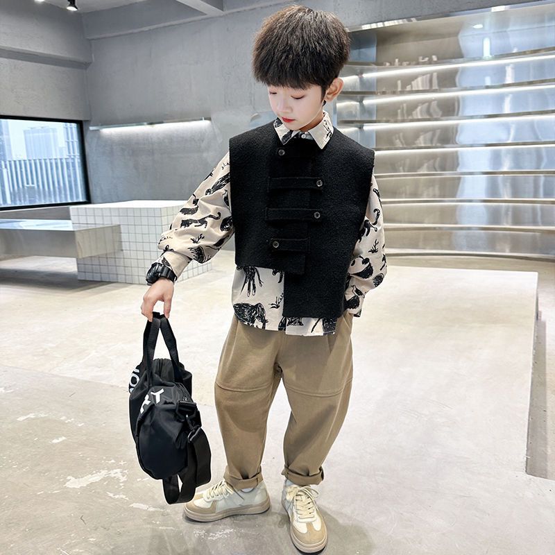 Baby Clothing Korea - Ensemble 3 pièces printemps-automne pour garçon,