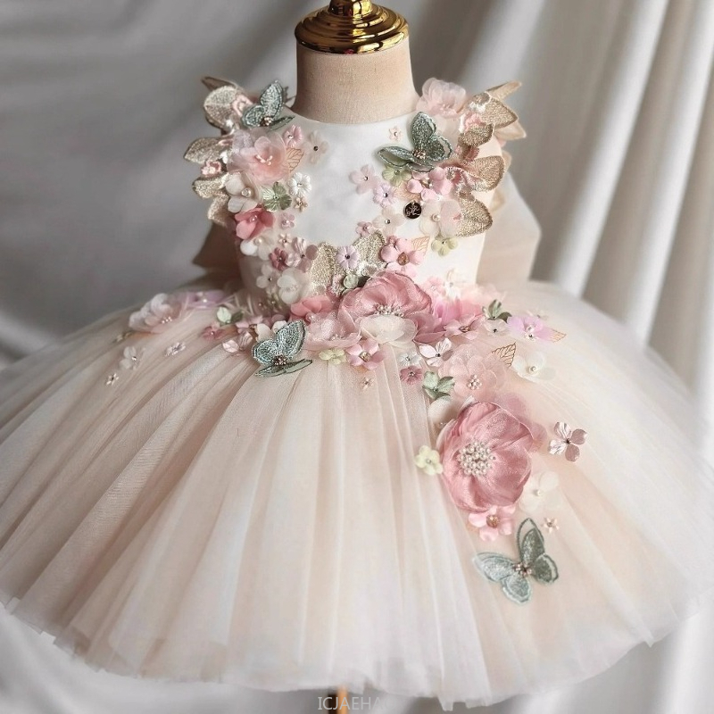 Baby Clothing Girls - Robe de mariée d'été pour enfants,