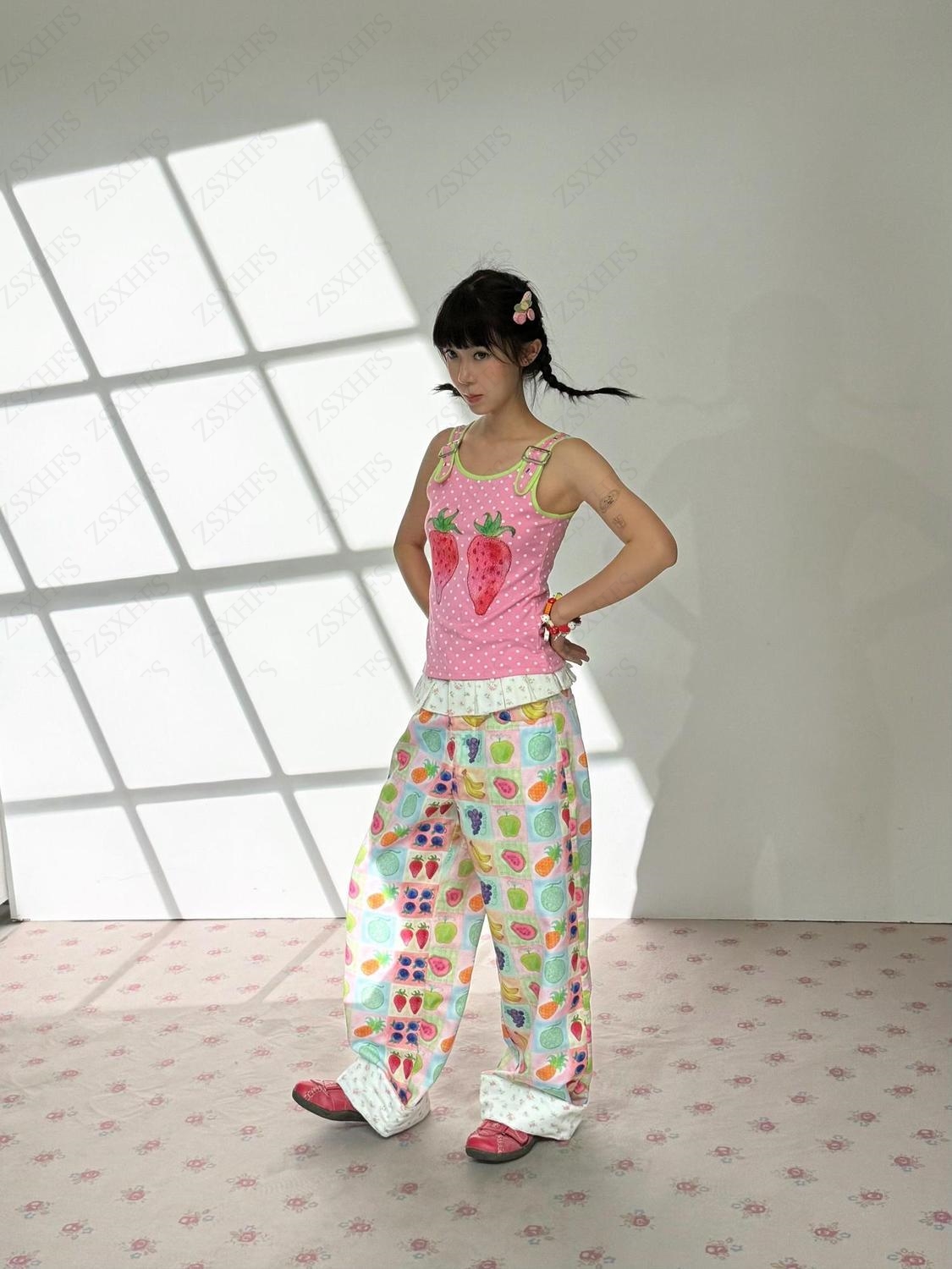 Crop top rose Y2K pour femme,  - Baby Clothing Korea avis et prix