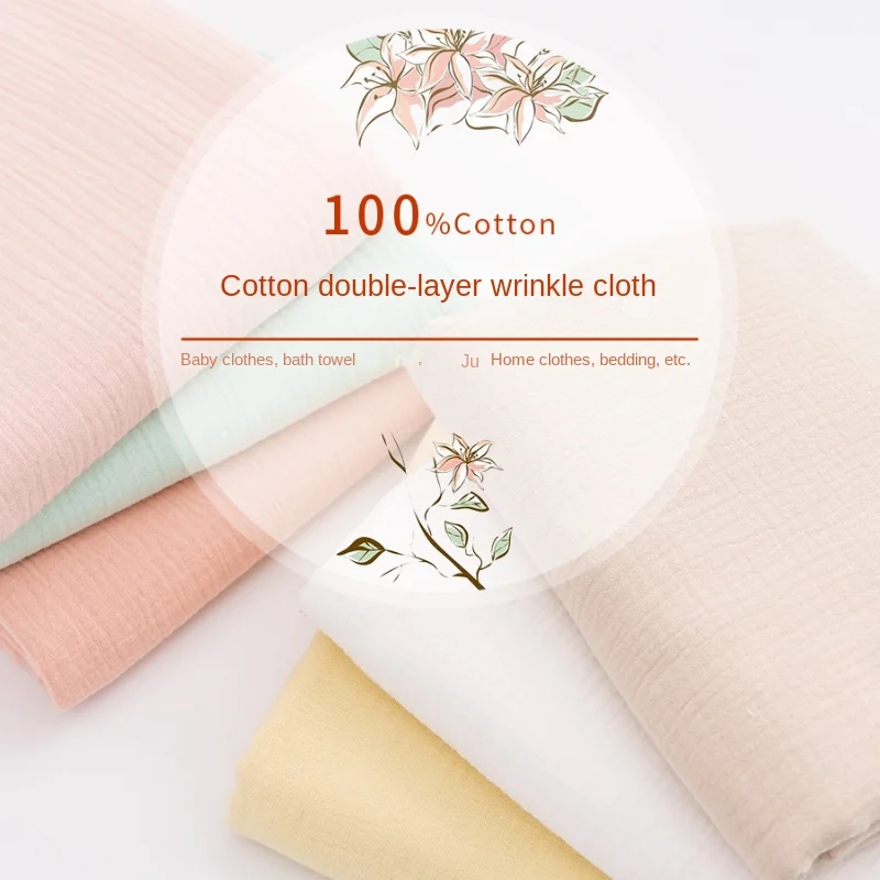 Tissu froissé Double couche 10 - Baby Clothing Organic avis et prix