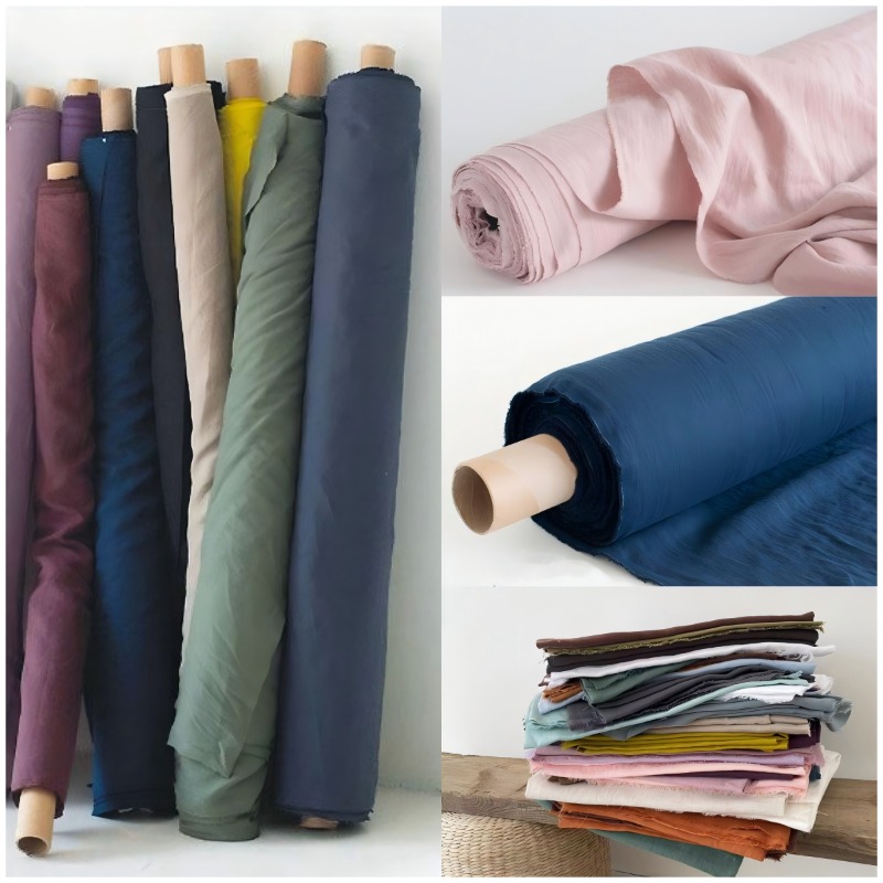 Tissu en lin pur 280cm x 100cm - Baby Clothing Organic avis et prix