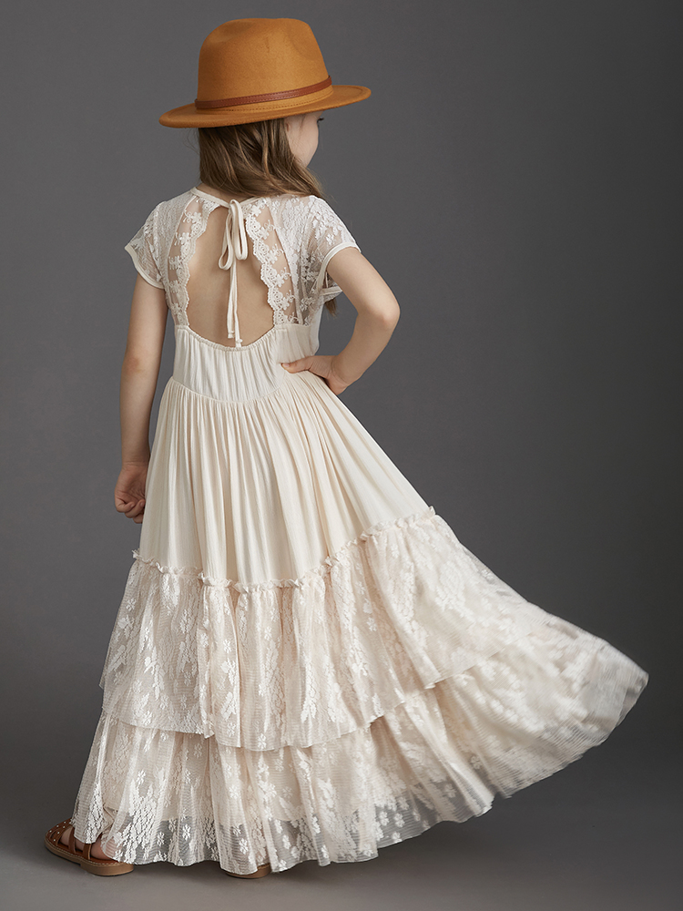 Robe de princesse en dentelle  - Baby Clothing Girls avis et prix