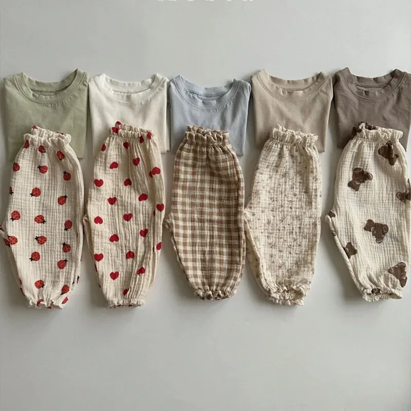 Pantalons en mousseline douce, - Baby Clothing Organic avis et prix